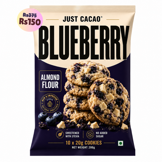 Blueberry Cookies (10x20g Cookies) • Sugar-Free Almond Flour Cookies • 200g (10x20g Cookies)